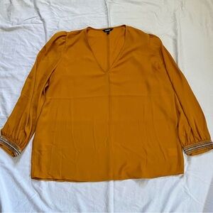 Express marigold blouse